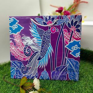 Tas Kertas Laminasi Mengkilap Belanja Kado Souvenir Ap4 Merak