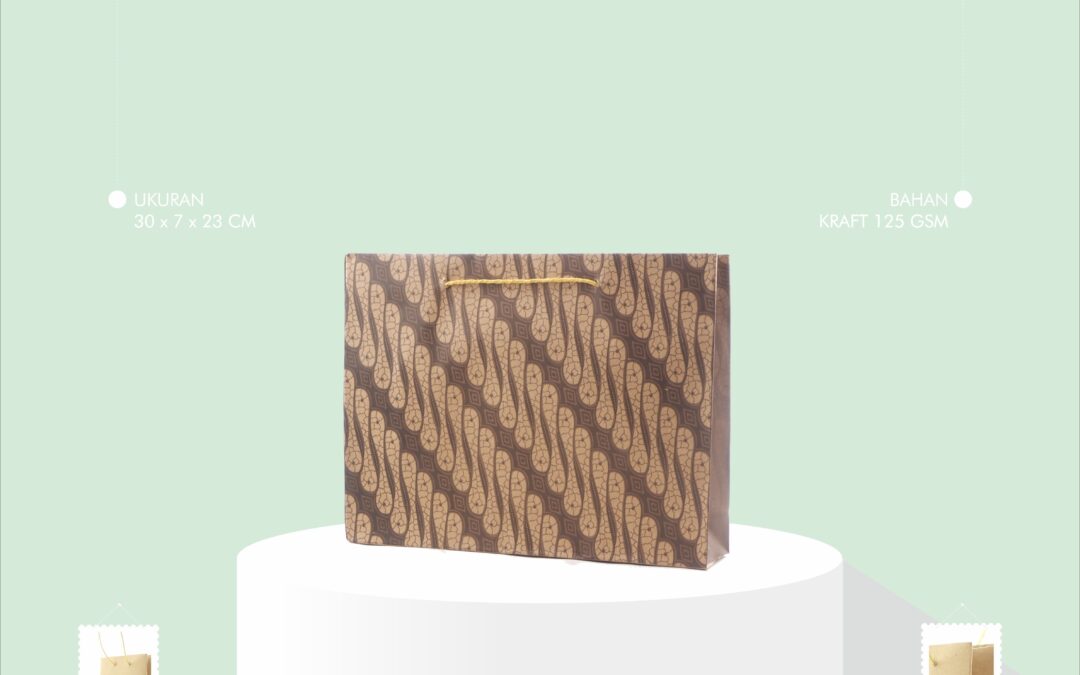 Tas Kertas Paper Bag Kemasan Kertas TB 3L G1