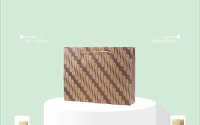 Tas Kertas Paper Bag Kemasan Kertas TB 3L G1