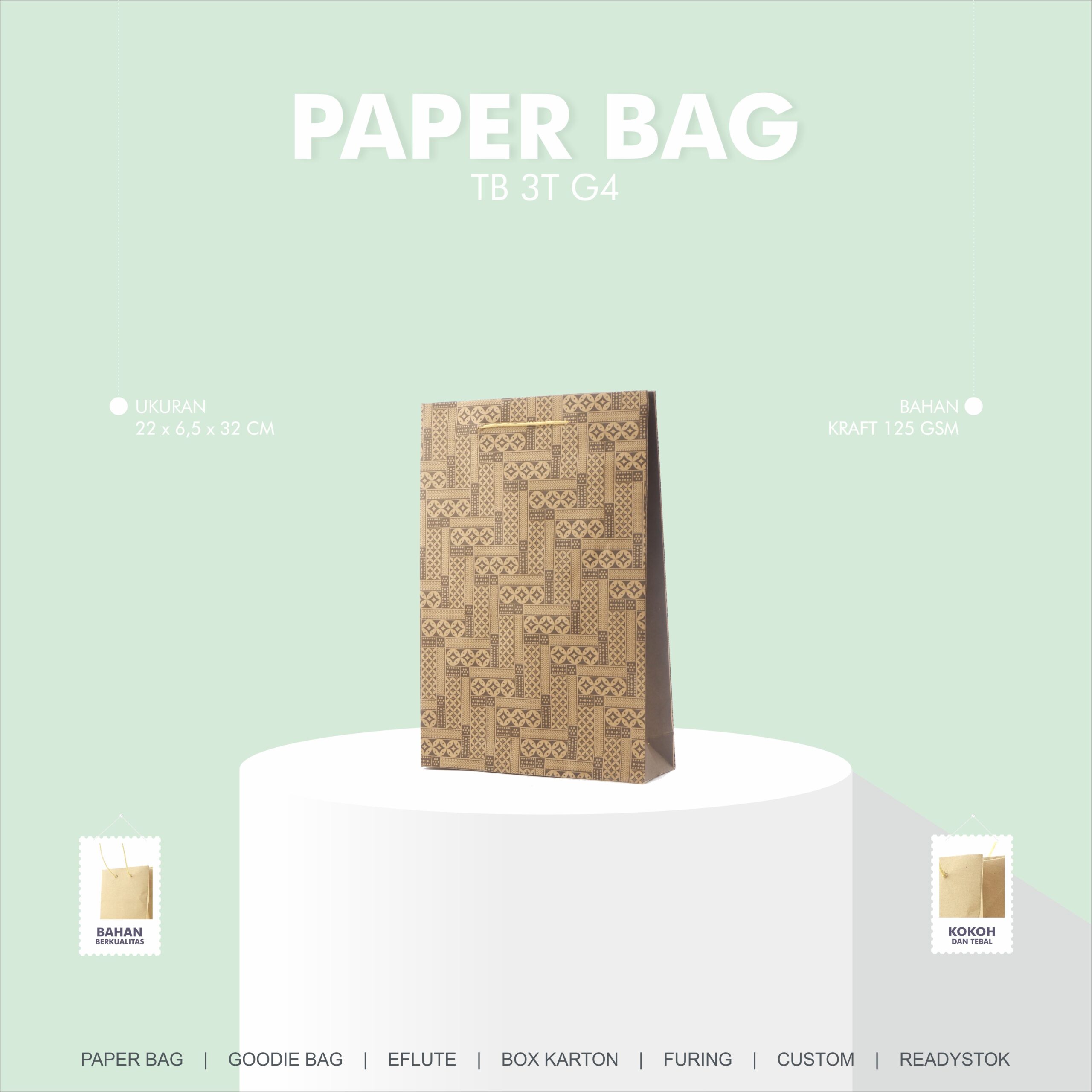 Taskertas Paperbag TB 3T G4